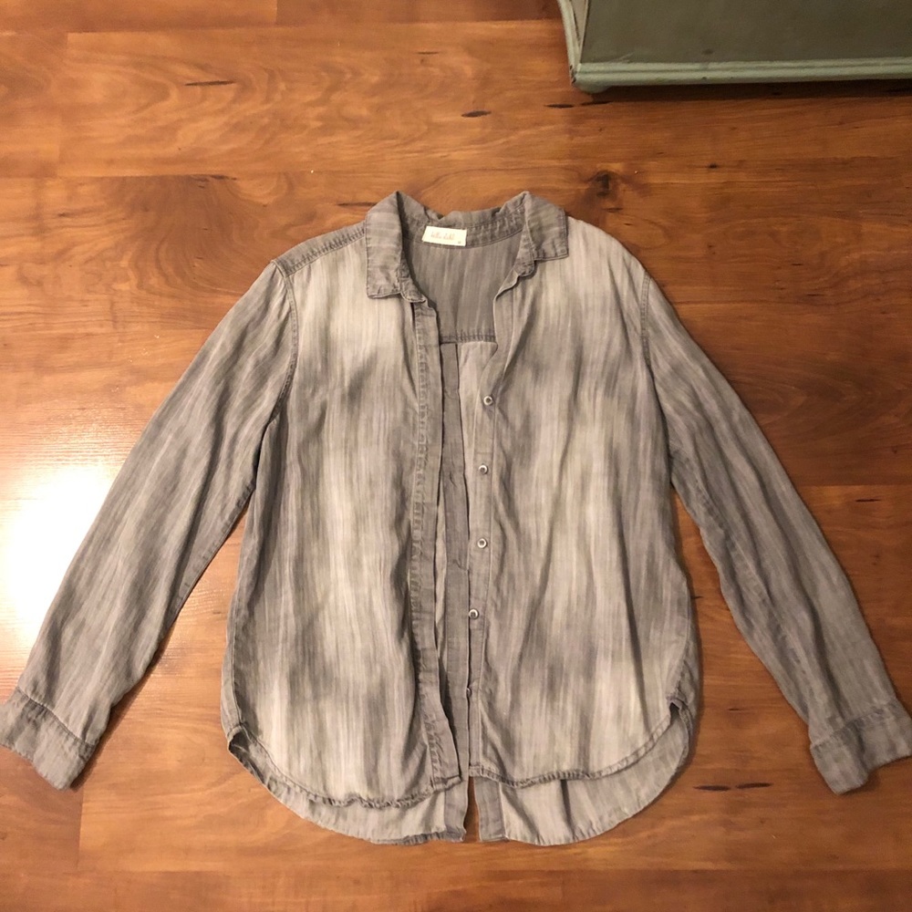 Grey button down - Picture 2 of 5
